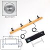 Koyoto Suspension, Boule lumineuse, Suspension Écru, Noir, 4 lumières