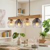 Koyoto Suspension, Boule lumineuse, Suspension Écru, Noir, 4 lumières