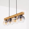 Koyoto Suspension, Boule lumineuse, Suspension Écru, Noir, 4 lumières