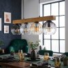 Koyoto Suspension, Boule lumineuse, Suspension Écru, Noir, 4 lumières