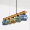 Koyoto Suspension, Boule lumineuse, Suspension Écru, Noir, 5 lumières