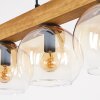 Koyoto Suspension, Boule lumineuse, Suspension Écru, Noir, 4 lumières