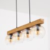 Koyoto Suspension, Boule lumineuse, Suspension Écru, Noir, 4 lumières