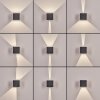 Tamarin Lampe murale d´extérieur, Luminaire Up & Down, Applique murale LED Anthracite, 1 lumière