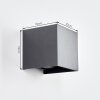 Tamarin Lampe murale d´extérieur, Luminaire Up & Down, Applique murale LED Anthracite, 1 lumière
