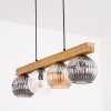 Ripoll Suspension, Boule lumineuse, Suspension Écru, Noir, 4 lumières