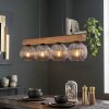 Ripoll Suspension, Boule lumineuse, Suspension Écru, Noir, 4 lumières