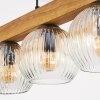 Ripoll Suspension, Boule lumineuse, Suspension Écru, Noir, 5 lumières