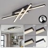 Velon Plafonnier LED Noir, 1 lumière