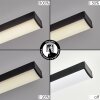 Velon Plafonnier LED Noir, 1 lumière