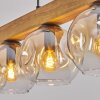 Ripoll Suspension, Boule lumineuse, Suspension Écru, Noir, 5 lumières