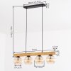 Koyoto Suspension, Boule lumineuse, Suspension Écru, Noir, 4 lumières
