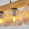 Koyoto Suspension, Boule lumineuse, Suspension Écru, Noir, 4 lumières