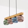 Koyoto Suspension, Boule lumineuse, Suspension Écru, Noir, 4 lumières