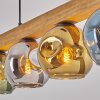 Ripoll Suspension, Boule lumineuse, Suspension Écru, Noir, 4 lumières