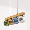Koyoto Suspension, Boule lumineuse, Suspension Écru, Noir, 4 lumières