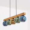 Ripoll Suspension, Boule lumineuse, Suspension Écru, Noir, 5 lumières