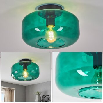 Boza Plafonnier Vert, 1 lumière