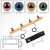 Ripoll Suspension, Boule lumineuse, Suspension Écru, Noir, 4 lumières
