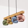 Koyoto Suspension, Boule lumineuse, Suspension Écru, Noir, 4 lumières