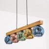 Ripoll Suspension, Boule lumineuse, Suspension Écru, Noir, 5 lumières
