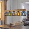 Koyoto Suspension, Boule lumineuse, Suspension Écru, Noir, 5 lumières