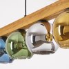 Koyoto Suspension, Boule lumineuse, Suspension Écru, Noir, 5 lumières
