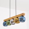 Koyoto Suspension, Boule lumineuse, Suspension Écru, Noir, 5 lumières