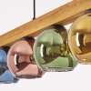 Koyoto Suspension, Boule lumineuse, Suspension Écru, Noir, 5 lumières