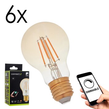 Luminaires Eglo E27 LED 5.5 Watt blanc chaud dimmable 500 Lumen