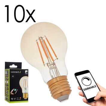 Luminaires Eglo E27 LED 5.5 Watt blanc chaud dimmable 500 Lumen