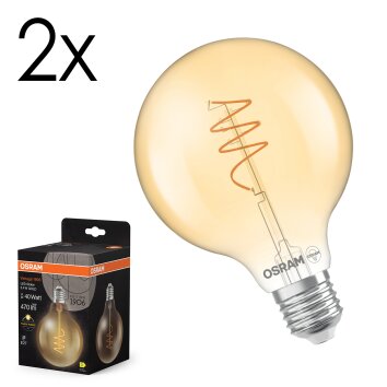 Luminaires Osram E27 3.4 Watt blanc chaud 470 Lumen