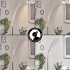 Lampadaire Uttorp LED Nickel mat, 3 lumières