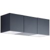 Applique murale d'extérieur AEG Daveen LED Anthracite, 2 lumières