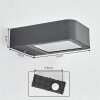Faren Lampe murale d´extérieur, Luminaire Up & Down, Applique murale LED Anthracite, 1 lumière