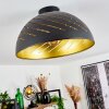 Plafonnier Osina Noir, 1 lumière