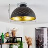 Plafonnier Osina Noir, 1 lumière