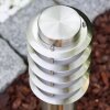 Borne d'éclairage Tunes couleur acier inoxydable, 1 lumière