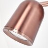 Lemak applique murale LED en lot de 2, spot mural cuivre orientable GU10