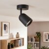 Lemak plafonnier LED, spot de plafond orientable GU10 pour salon et couloir