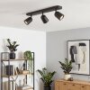 Lemak plafonnier spot orientable LED, 3 lumières GU10 sur rampe rectangulaire