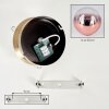 Gastor plafonnier boule E27, luminaire de plafond rétro vintage pour salon