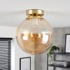 Gastor plafonnier boule E27 Ø 25 cm, luminaire plafond rétro vintage