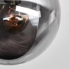 Gastor plafonnier boule 4 lumières E14, diamètre 25 cm, style rétro moderne