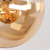 Gastor plafonnier à boules 4 flammes E14, luminaire de plafond rond vintage