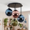 Plafonnier boule Gastor 4 lumières E14, globes suspendus rétro vintage