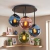 Plafonnier boule Gastor 4 lumières E14, globes suspendus rétro vintage