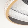 Calista plafonnier LED rond 29,5 cm, luminaire de plafond moderne à anneau