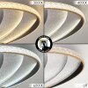 Plafonnier LED Calista à double anneau, 3000 à 6000 Kelvin, couleur réglable