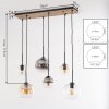 Koyoto suspension salle à manger à 6 globes, 6 flammes E27 style vintage